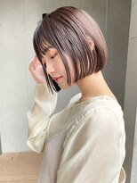 ガーデン 渋谷(GARDEN)&nbsp;小顔外ハネボブダークアッシュ大人ガーリー似合わせカット