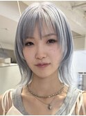 髪質改善パーマ透明感カラーダブルカラーブリーチ