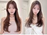 【頭皮ケア】sins髪質改善ストレート/縮毛矯正+ヘッドキュア ¥26,400~
