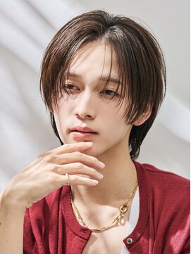 オーシャントーキョー 原宿(OCEAN TOKYO) 韓国風ナチュラルシースルーニュアンスセンターパートウルフ