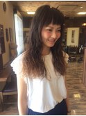 ロンググラデ―ションカラー(アルファレイズ)豊田惠利子