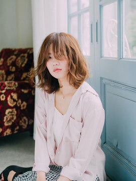 美容室ソラ 小岩店(sora) ゆるふわミディアムボブ【小岩】