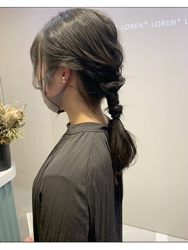 ローレンジウ(LOREN JU) 名駅/名古屋駅/学割U24/レイヤーカット/オージュア/ダブルカラー