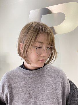 ピエドプールポッシュ(PiED DE POULE POCHE) クリアベージュカラー