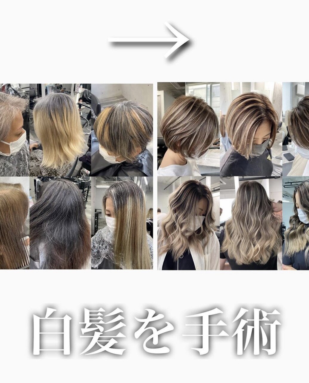 ハイライトメッシュ脱白髪染め：L129823090｜ホットペッパー