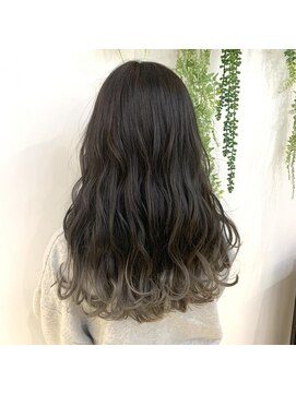 ネオヘアー 京成曳舟店(NEO Hair) ダークグレージュ×毛先シルバーベージュ