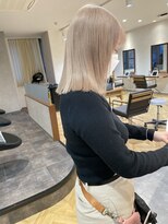 ロンド レア 天神大名店(Lond Le’a)&nbsp;ミルクティーベージュ/ダブルカラー/ブリーチ/くびれヘア