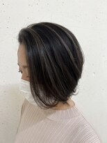 ソイア 春日井店(Soea) グロスハイライト　白髪ぼかしハイライト　