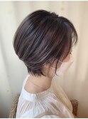 畠山雄大　ひし形ショート・ハイライト・コントラストカラー