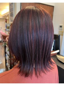 ヘアーズファクトリー パコ(Hair's factory Paco) ピンクハイライト