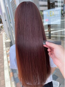 ラグーン(LAGOON) ベビーピンク/ワインレッド/暖色系カラー/ブリーチ無し