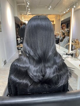 ブレンド 渋谷(BLend) グレージュマチルダボブインナーグレージュ 前髪