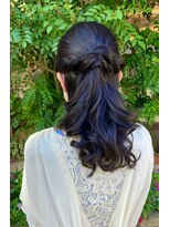 ファーレンピュアスウィート(fahren-pure-suite)&nbsp;お呼ばれハーフアップ