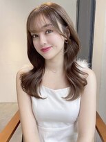 ミント バイ フォルテ(mint by FORTE)&nbsp;くびレイヤーエモージュ抜け感前髪韓国風くびれヘア