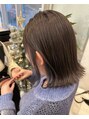カイノ 福岡天神店(KAINO)&nbsp;今流行りの切りっぱなしボブでおしゃれに★