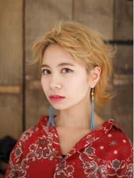 アンシェリ バイ フラミューム 戸塚店(Ancheri by flammeum) かきあげショートウルフ【戸塚】【踊場】【東戸塚】