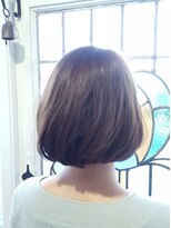 ローグ ヘアー 金町店(Rogue HAIR)&nbsp;大人可愛い秋色透明感カラーレイヤーオリーブベージュボブ