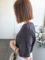 フリーラ 京都河原町三条店(freera)&nbsp;ぱっつん切りっぱなしボブ