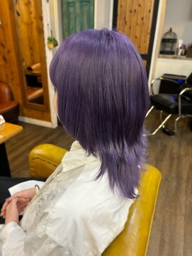 トルチェ(toRtue) ラベンダーカラー レイヤーカット