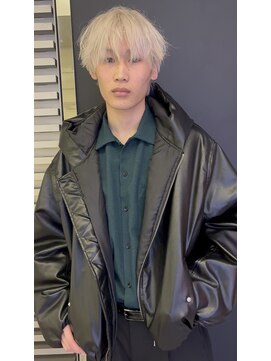 アッドバイケーツー 心斎橋(add by k-two Men's) ハイトーンマッシュ/ホワイトカラー/ブリーチデザイン