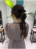 ツイン編み下ろし