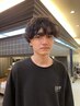 【メンズ限定　kazuki指名専用クーポン】カット＋パーマ　￥14850