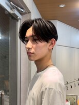 ニコ トウキョウ ロジック(nico TOKYO Logic)&nbsp;センターパートニュアンスパーマフェザーパーマ