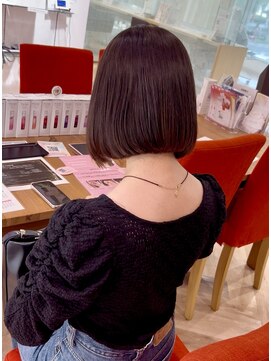 ファースト 仙台店(first) 重ため丸みボブ