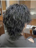 大分メンズセンターパートメンズカットメンズパーマサーフカール