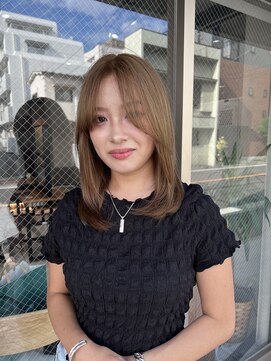 アドア 横浜(ADORE) 【ADORE横浜】ブリーチダブルカラー×レイヤーカット