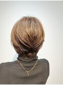 前下がりショートレイヤー