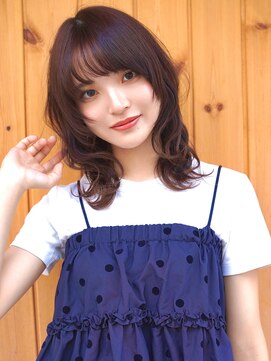 ブゾン(buZon) 【buZon高田馬場】ミディアムマッシュウルフ×小顔レイヤー