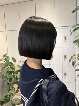 シエル バイ ケンジ 登戸 生田(CIEL by KENJE) 切りっぱなしボブ/前下りボブ/ボブ