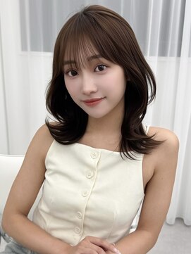 アマトウキョウスマートサロン(AMA TOKYO×Smart Salon) くびれレイヤー/顔まわりカット/レイヤーカット/小顔ヘア