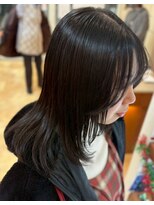 ヒラトヤ 肴町店 20代30代40代大人かわいい顔周りレイヤー小顔×アッシュブラウン