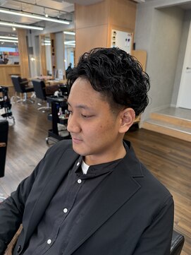 ヘアースペースブルーム プリュス 石橋店(HAIR SPACE BLOOM plus) 石橋阪大前/メンズパーマ/ニュアンスパーマ/ツーブロショート
