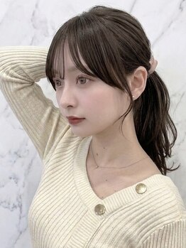 ブランロール 中目黒店(Blanl'or)の写真/サロン選びに迷うお客様への初来店にオススメ特集！小顔に見せる前髪、顔まわりレイヤーカット♪