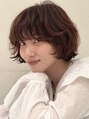 ダダキュービック(DADA CuBiC) 丸さが可愛いバルーンシルエットにゆるパーマのショートボブ♪