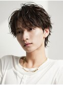黒髪リクルートフェザーショートフェザーパーマ韓国マッシュ