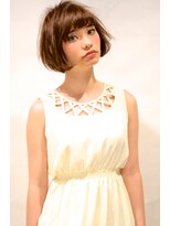 ネルバイグリーン(Nelle by green)&nbsp;☆ペールアッシュ×シンプルボブ☆-『Bob』-