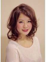 サンズ(SUNZ) 甘めカラーのミディアムスタイル