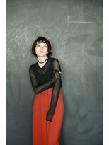 マノン バイ エイチ(MANON by H)&nbsp;《MANON》ブラックアッシュ×外ハネ×ショート