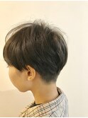 【cokuu】◆◆大人かわいい　刈り上げマニッシュショートボブ◇