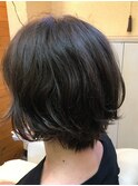 くせ毛ショート