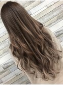【hair lounge viviana】シルバーカラーアッシュグラデーション