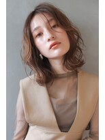 パーク(PARK)&nbsp;【PARK】ペールベージュ×ニュアンスボブディ