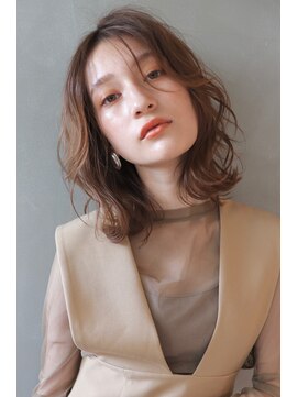 パーク(PARK) 【PARK】ペールベージュ×ニュアンスボブディ