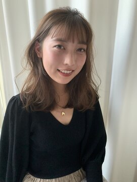 アグランテトラ 野田阪神店(a Gland tetra) 20代30代40代大人可愛いナチュラルくびれヘア×シースルーバング