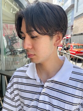 クオル 立川(QOL) ニュアンスパーマツーブロックメンズマッシュパーマメンズカット