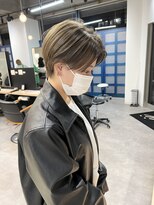 ジーニー 横浜(giinii)&nbsp;大人美人20代30代_ミルクティーベージュ_ショート【横浜】渋谷